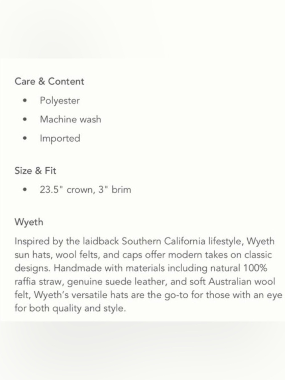 Wyeth Romy floral bucket hat for Anthropologie - Picture 5 of 5